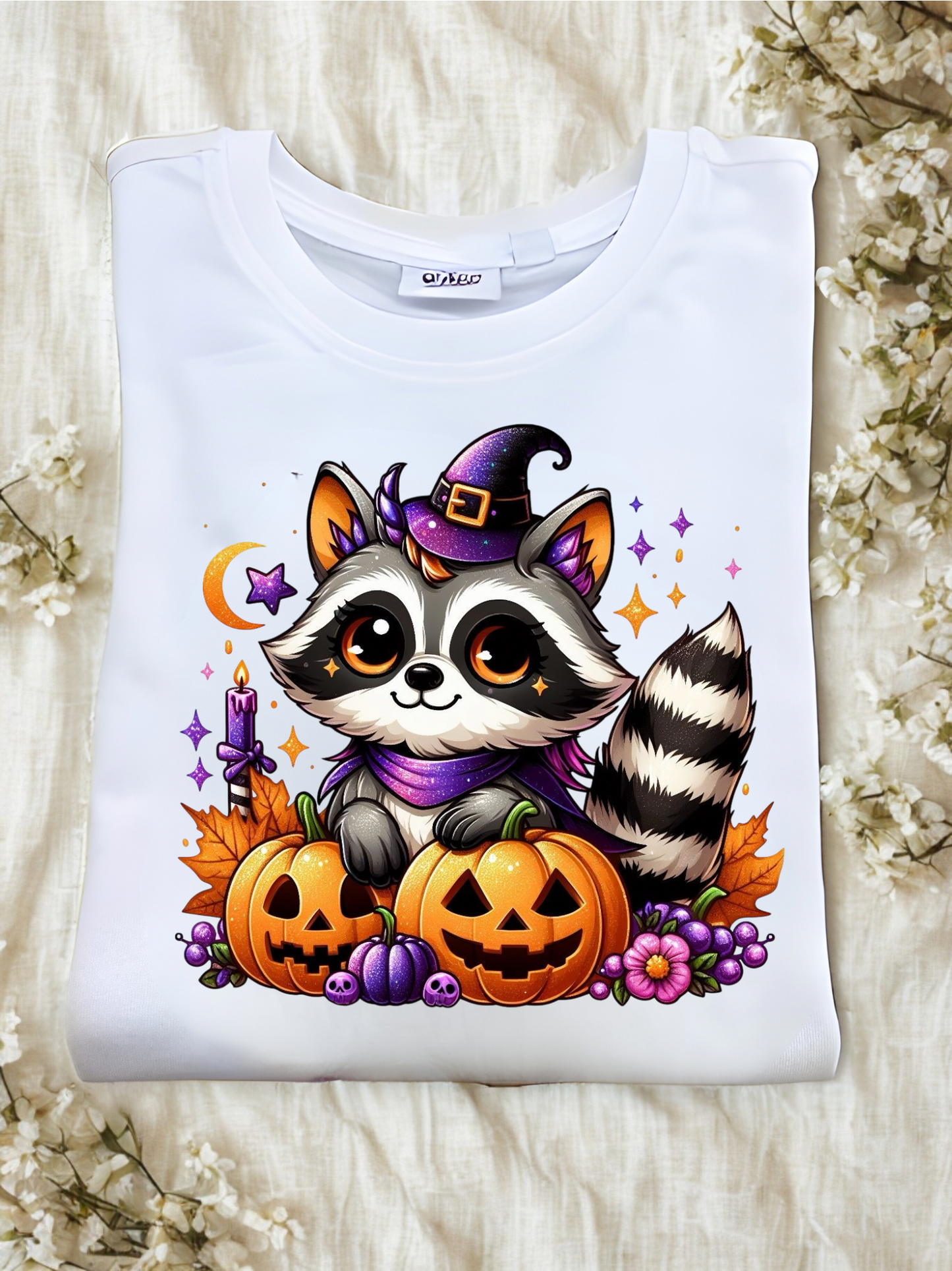 🎃 Maglia a manica lunga in cotone tema Halloween – Personalizzata 👕