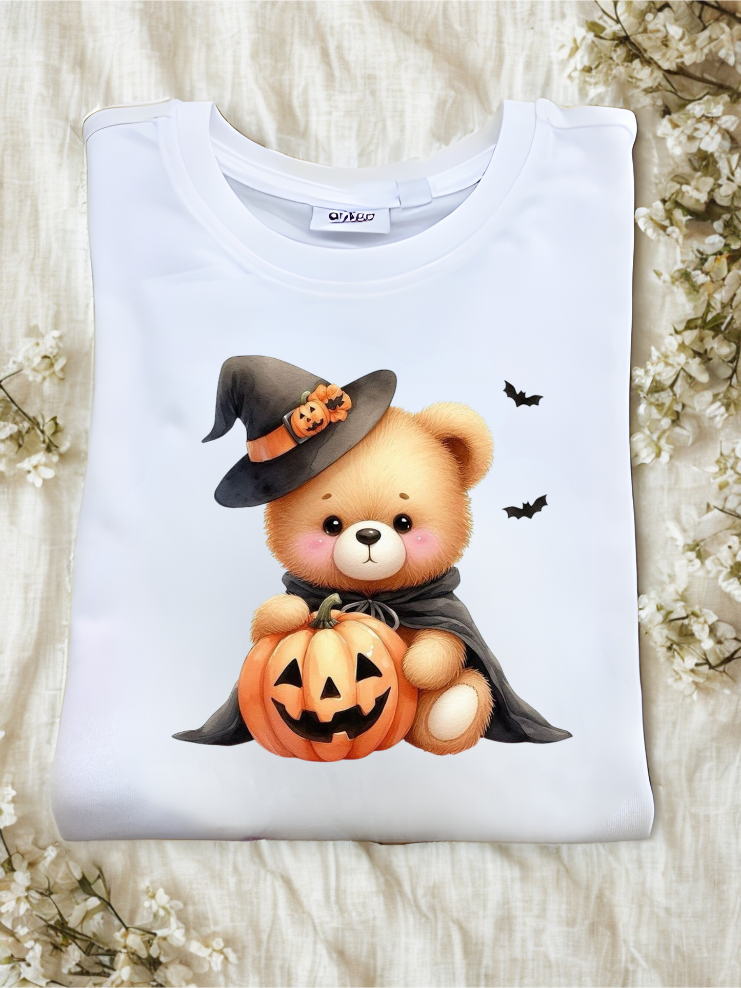 🎃 Maglia a manica lunga in cotone tema Halloween – Personalizzata 👕