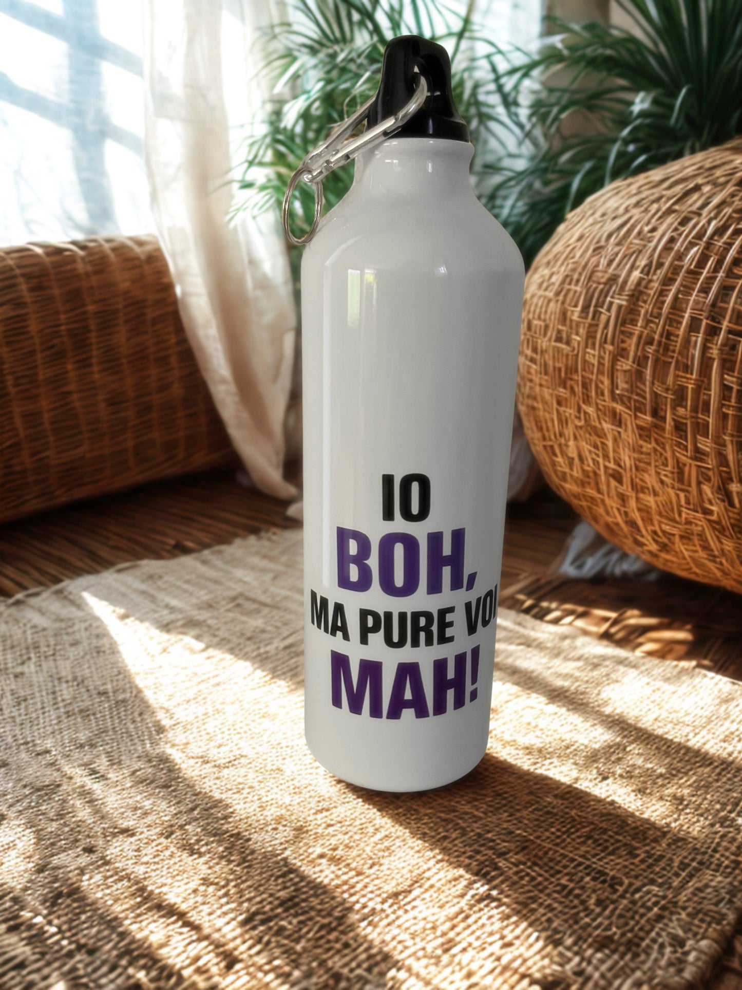 Borraccia in alluminio 750 ml con frasi simpatiche