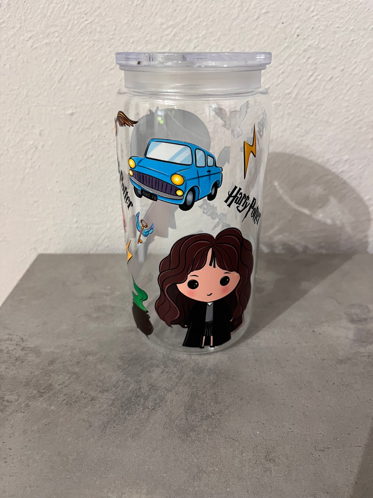 Bicchiere in Plastica Resistente con Cannuccia Harry Potter – Limited Edition