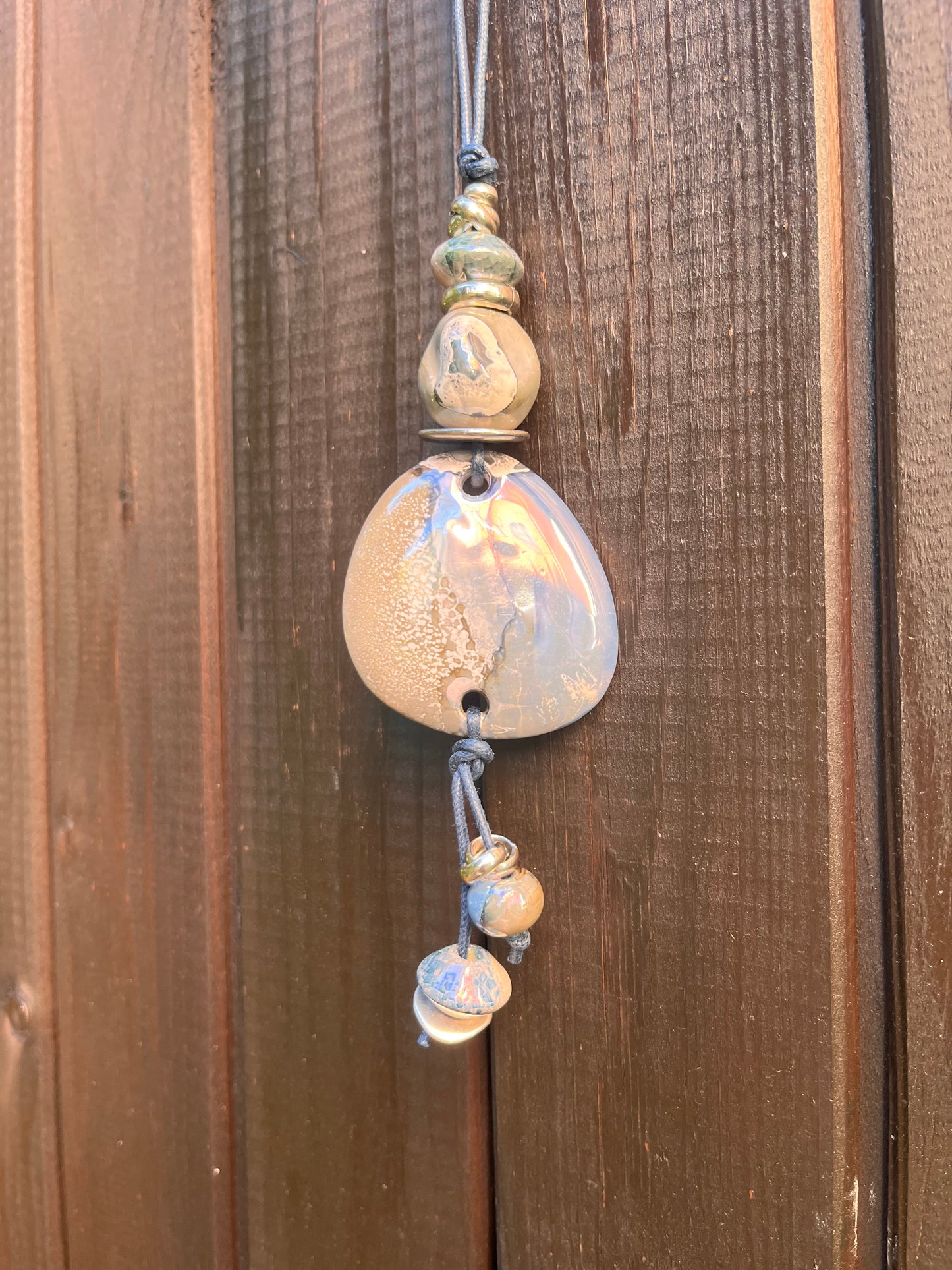 Collana con Pietre in Ceramica Greca