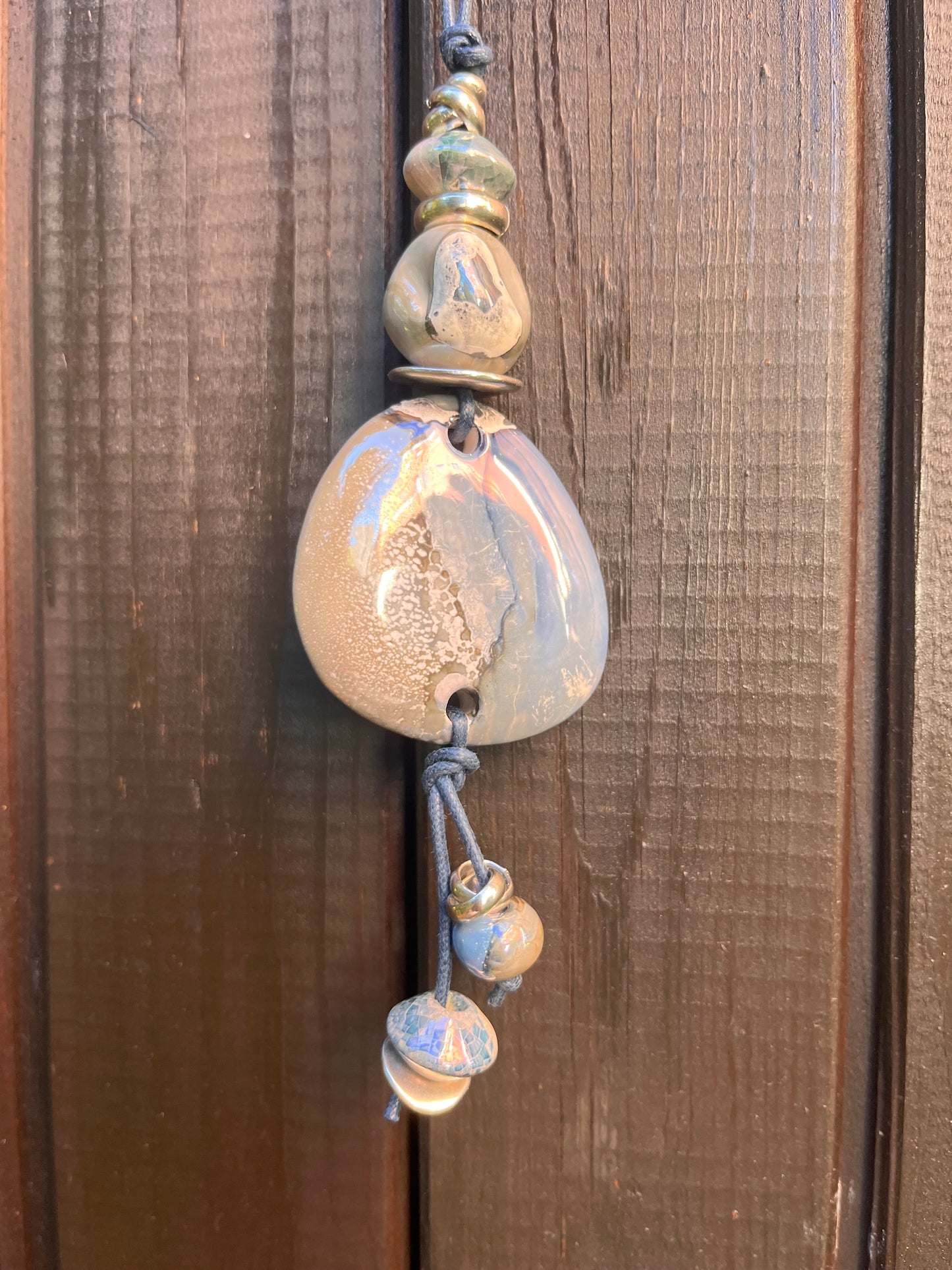 Collana con Pietre in Ceramica Greca