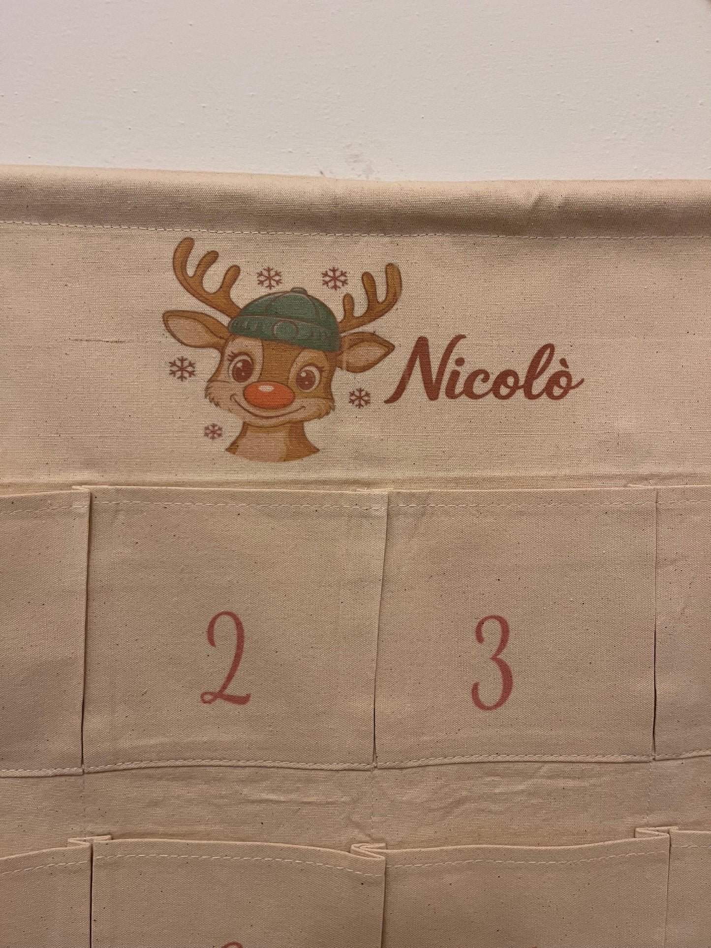 Calendario dell’Avvento Personalizzato con Nome – Collezione CuorInCrea