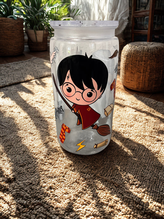 Bicchiere in Plastica Resistente con Cannuccia Harry Potter – Limited Edition