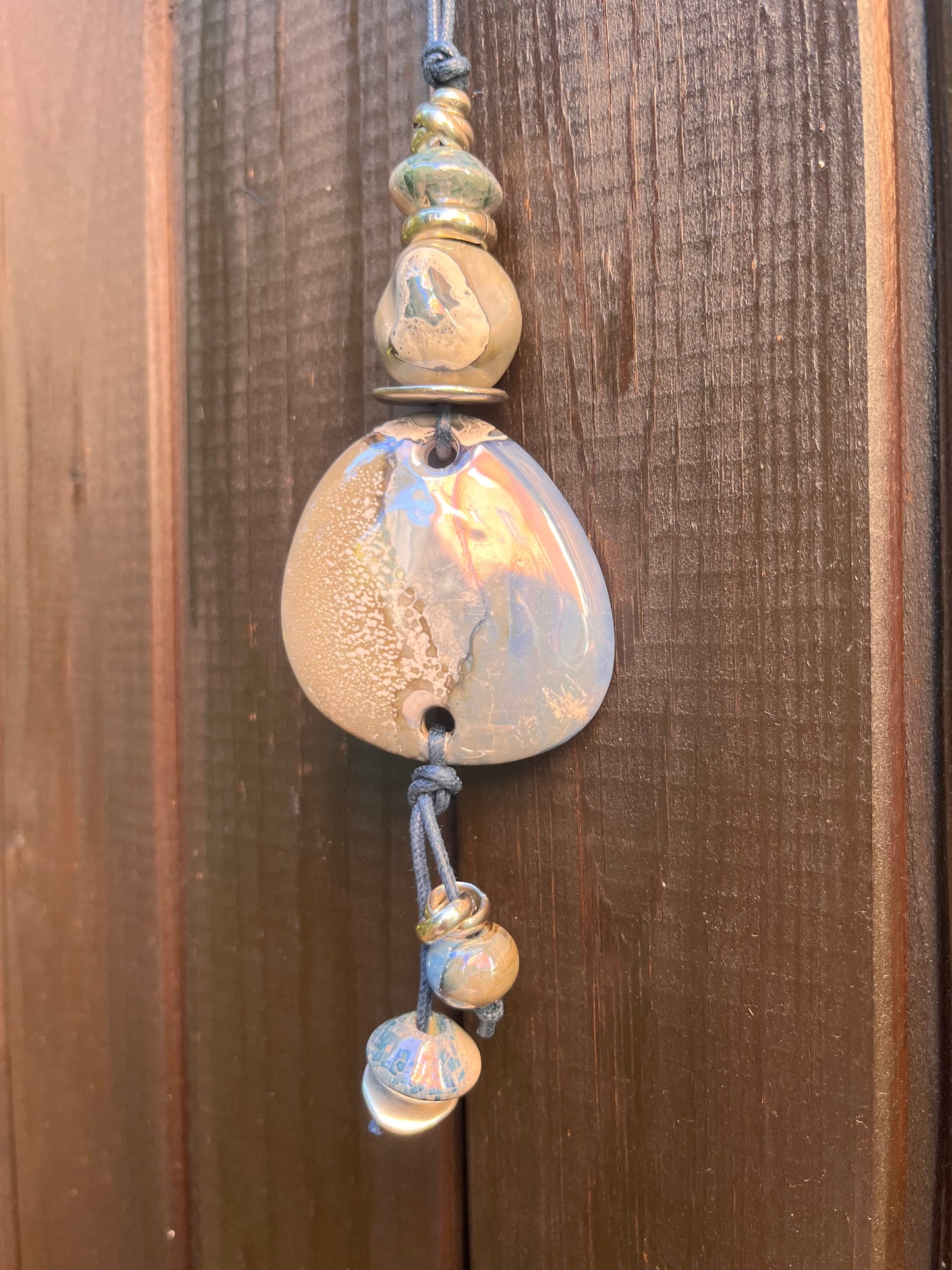 Collana con Pietre in Ceramica Greca