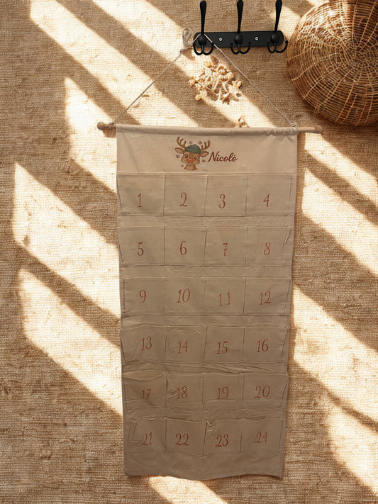 Calendario dell’Avvento Personalizzato con Nome – Collezione CuorInCrea