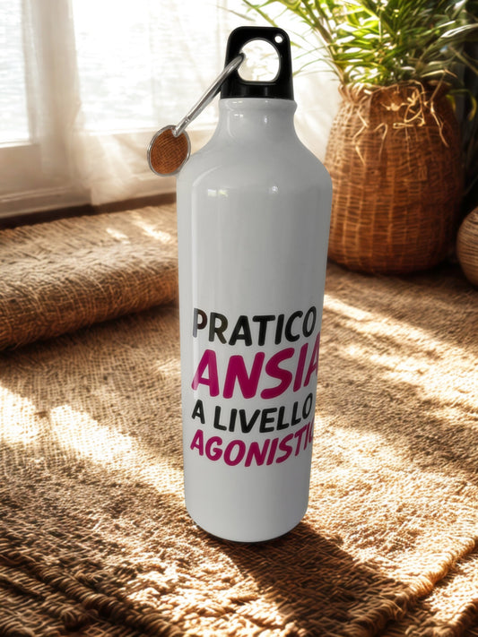 Borraccia in alluminio 750 ml con frasi simpatiche