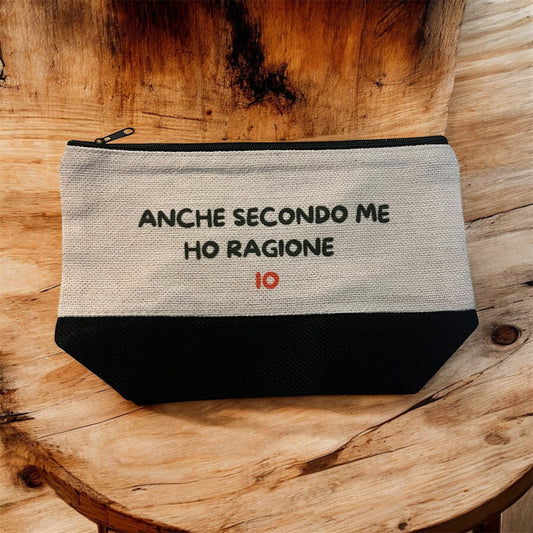 Pochette ironica personalizzabile – Idee regalo