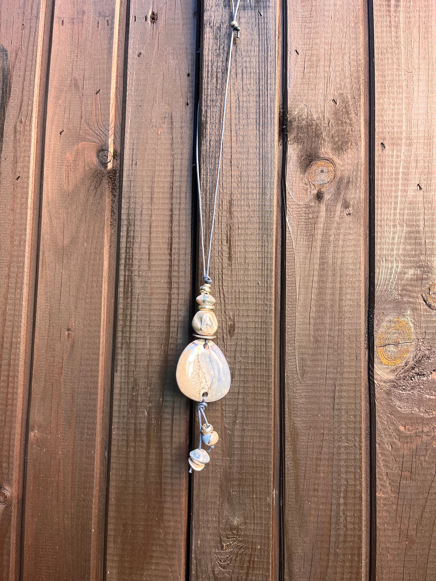 Collana con Pietre in Ceramica Greca