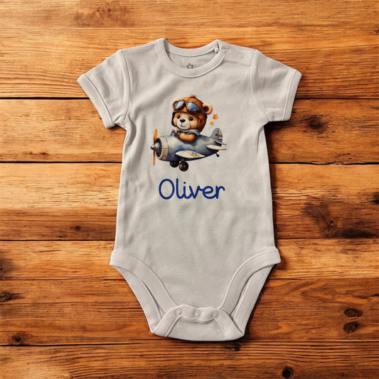 Body neonato personalizzato – 100% cotone | Nome e grafica a scelta